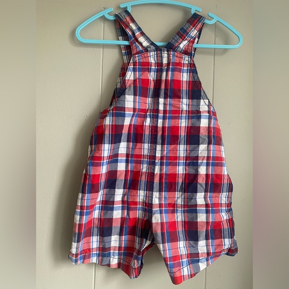 Child of mine carters overalls plaid 6-9 m - Picture 2 of 2